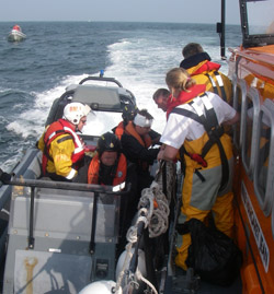 Live Launch after Opening - Exmouth RNLI Lifeboat