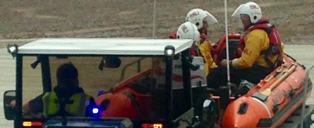 Exmouth RNLI volunteers rescue woman overboard from fishing boat