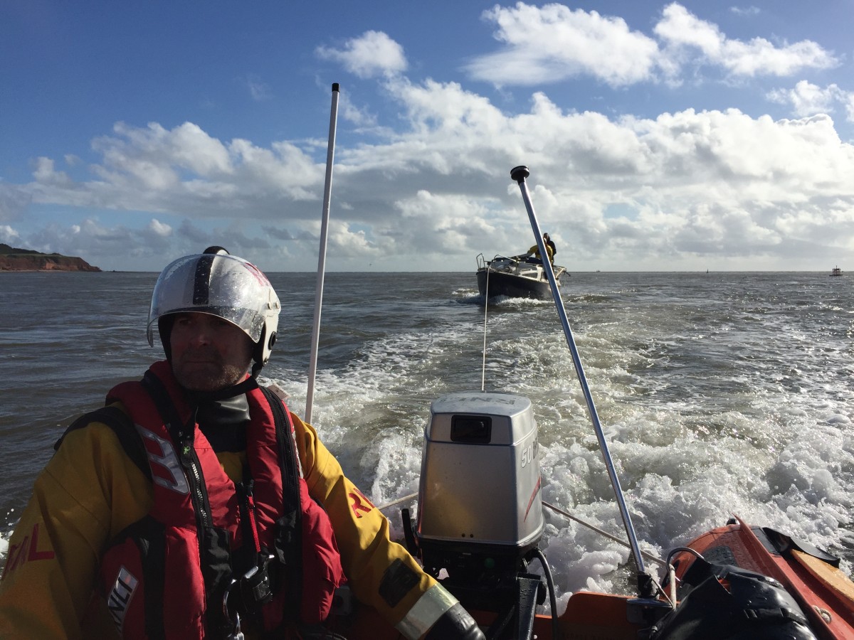 Exmouth RNLI volunteers rescue four people in two call-outs in a day