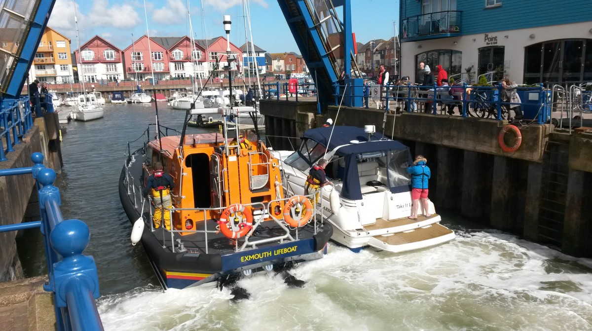 Both Exmouth RNLI lifeboats launch to two separate incidents