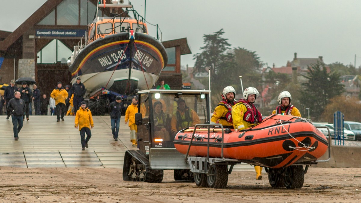 Exmouth RNLI volunteers meet their new ‘workhorse’ George Bearman II