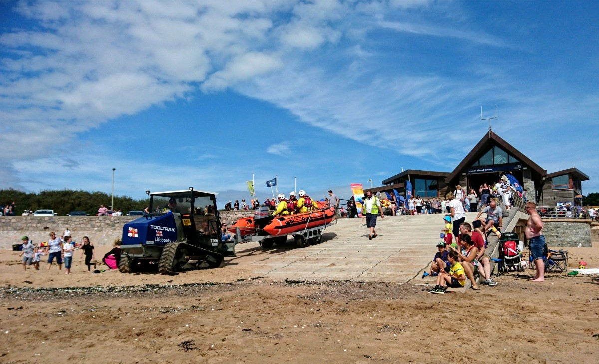 Volunteers spring into action for Exmouth lifeboat Open Day visitors