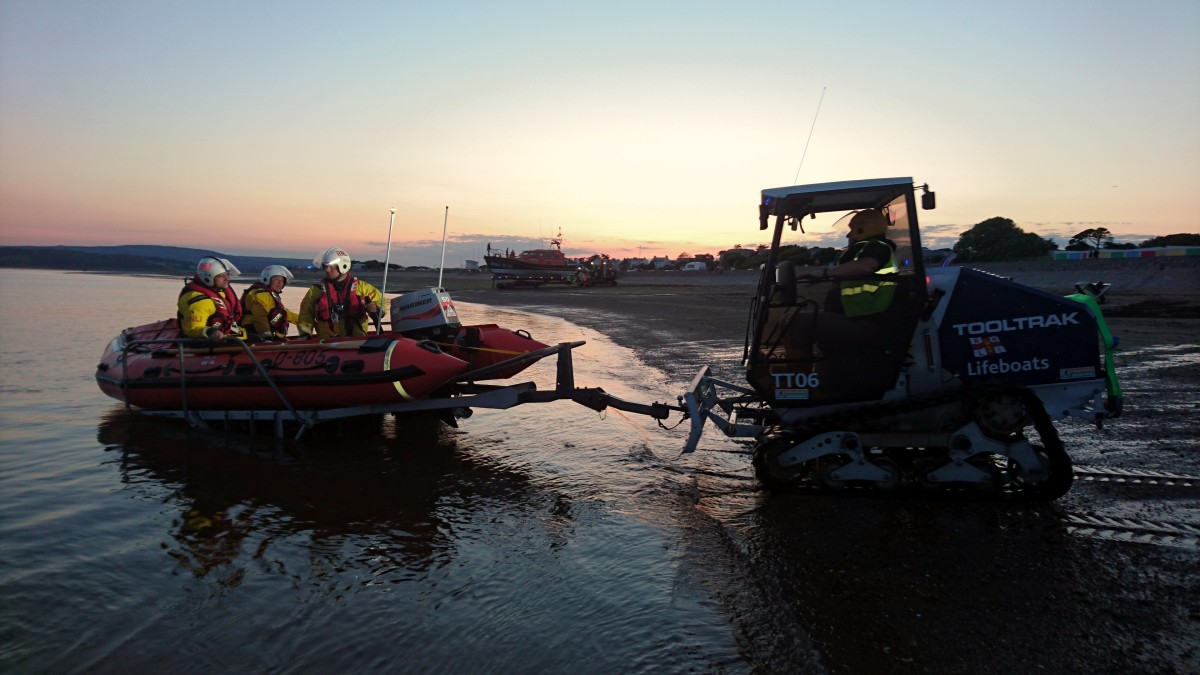 Both Exmouth lifeboats search following concern for person in water